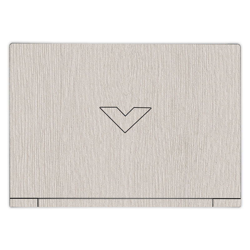 Textured White Wood HP Victus Laptop Skin