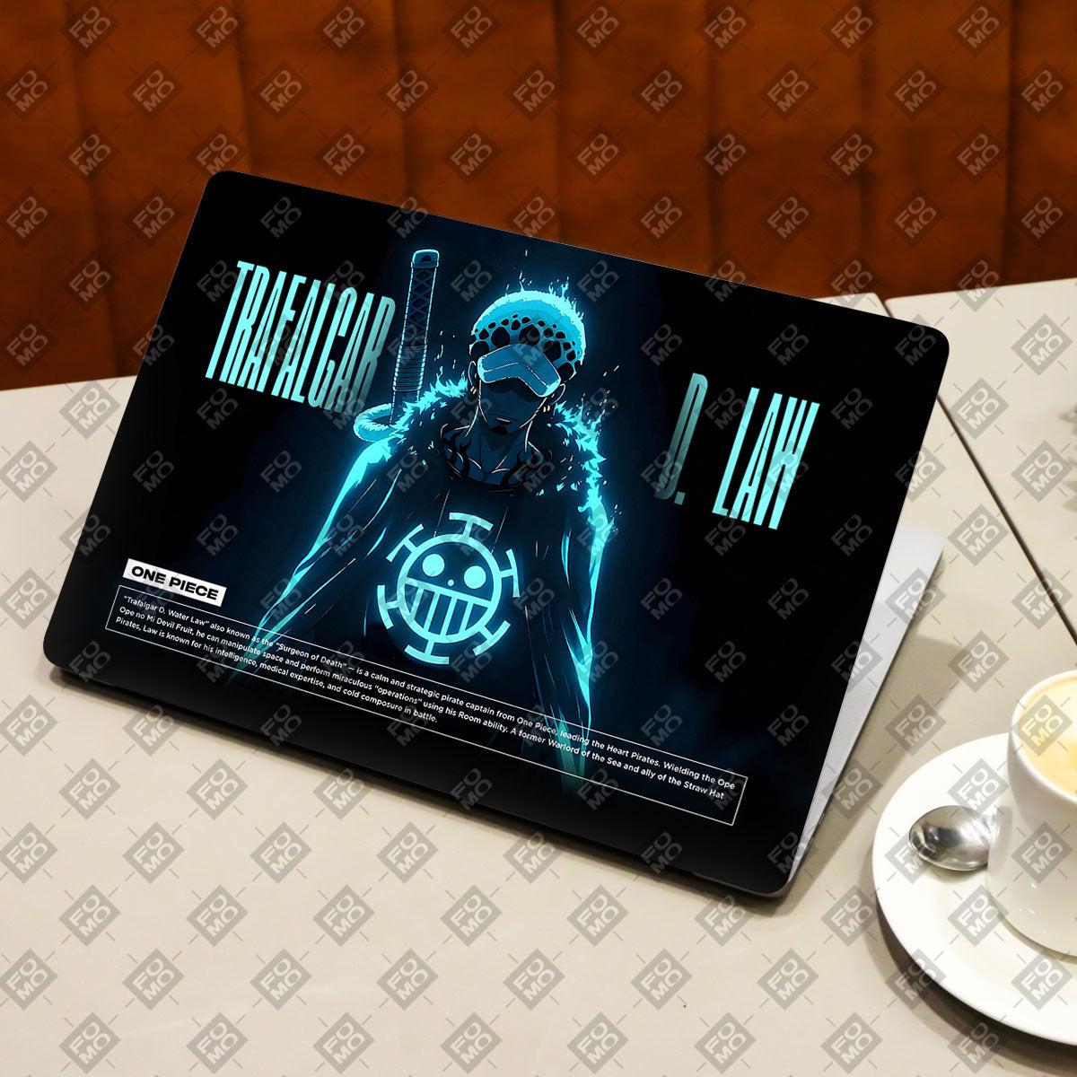Surgeon of Death Trafalgar Law Anime Laptop Skin