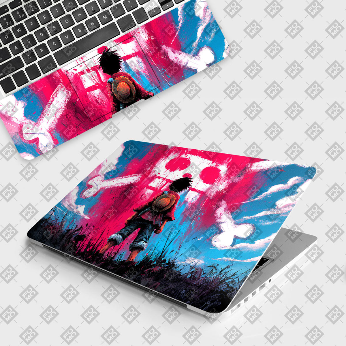 Straw Hat Graffiti One Piece Anime Laptop Skin