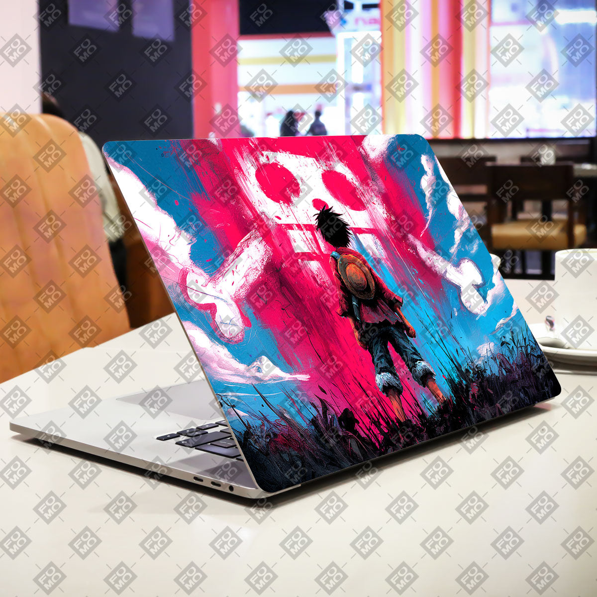 Straw Hat Graffiti One Piece Anime Laptop Skin