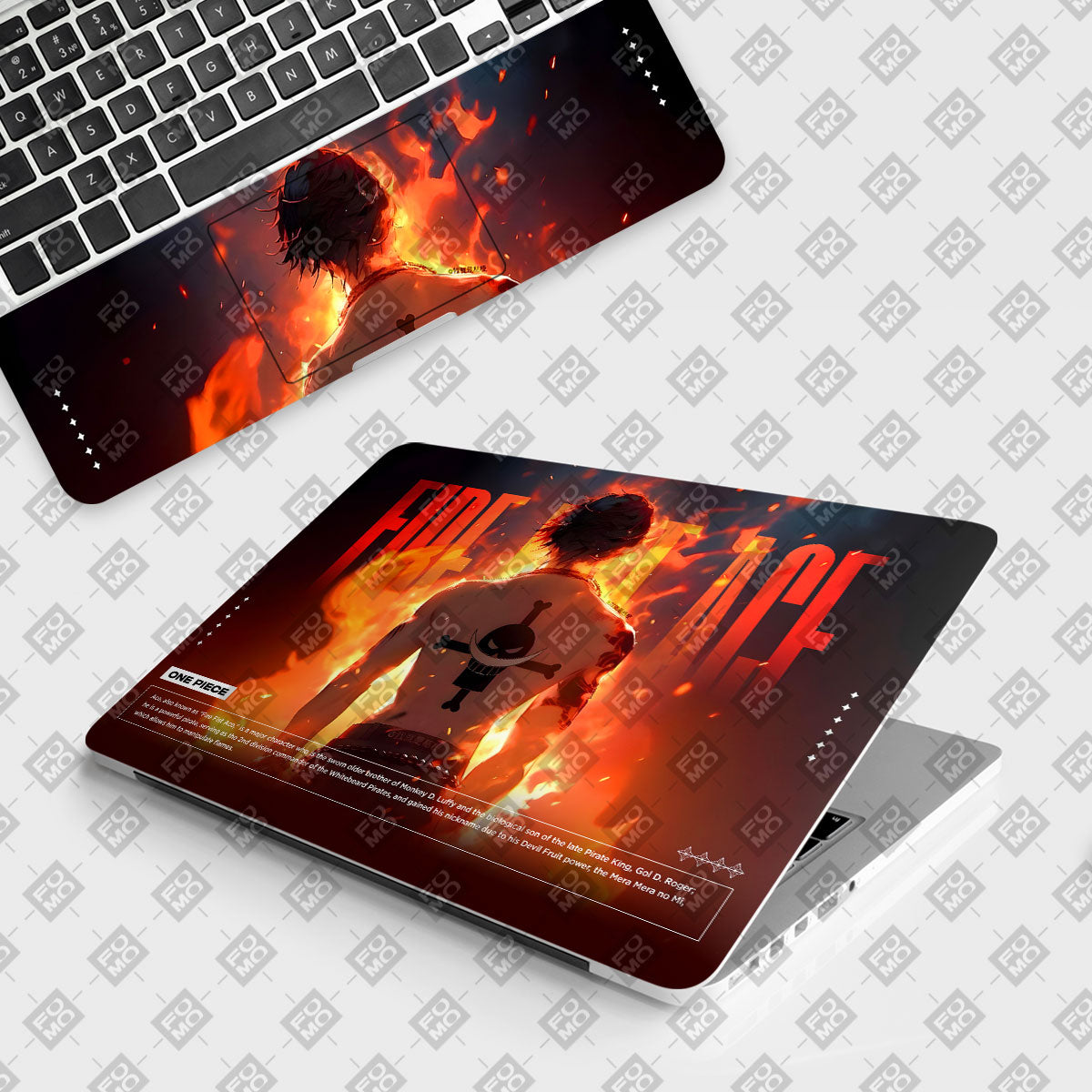 Fire Fist Ace Anime Laptop Skin