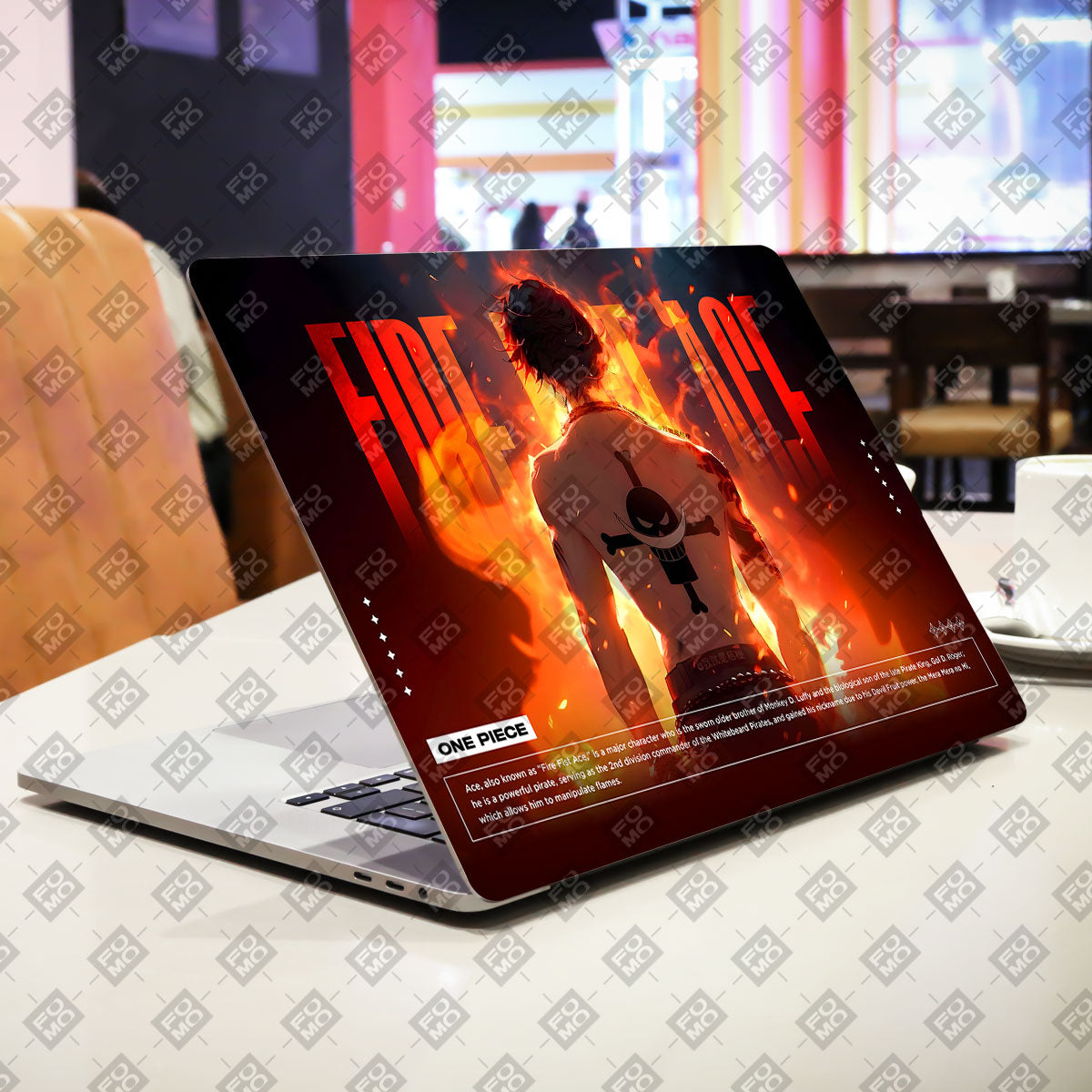 Fire Fist Ace Anime Laptop Skin