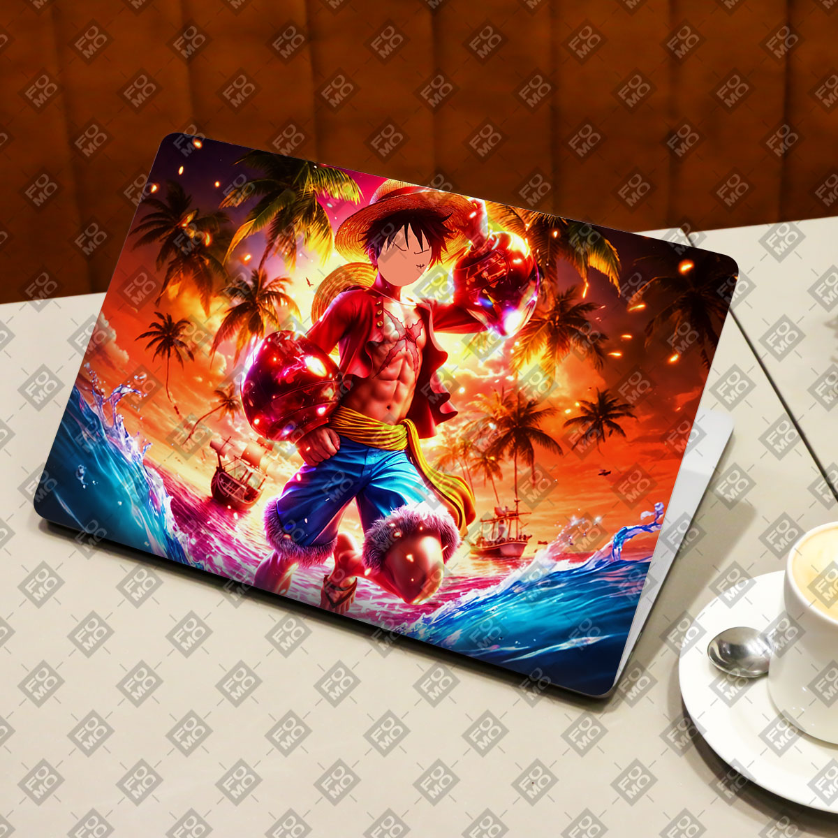 Luffy's Radiant Will Anime Laptop Skin