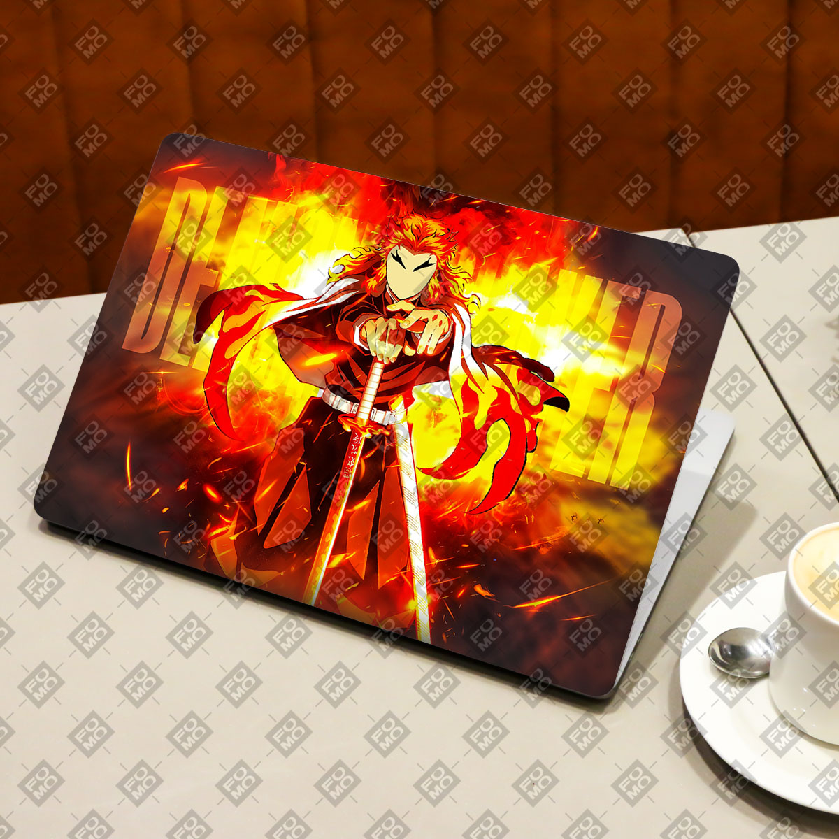 Flame Hashira Rengoku Anime Laptop Skin
