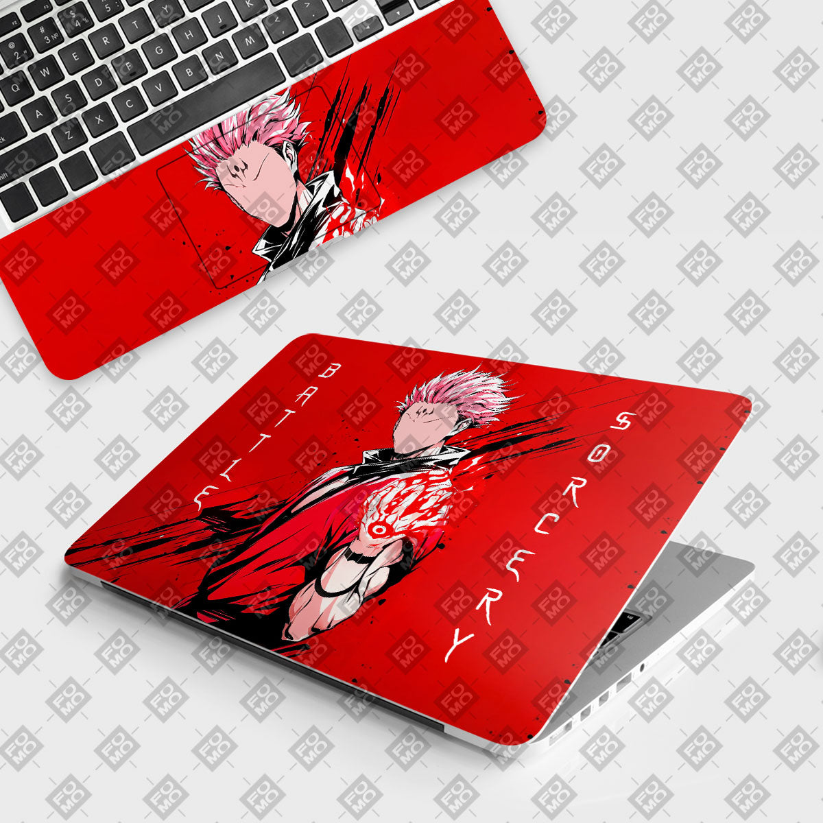 Sukuna Battle Sorcery Anime Laptop Skin