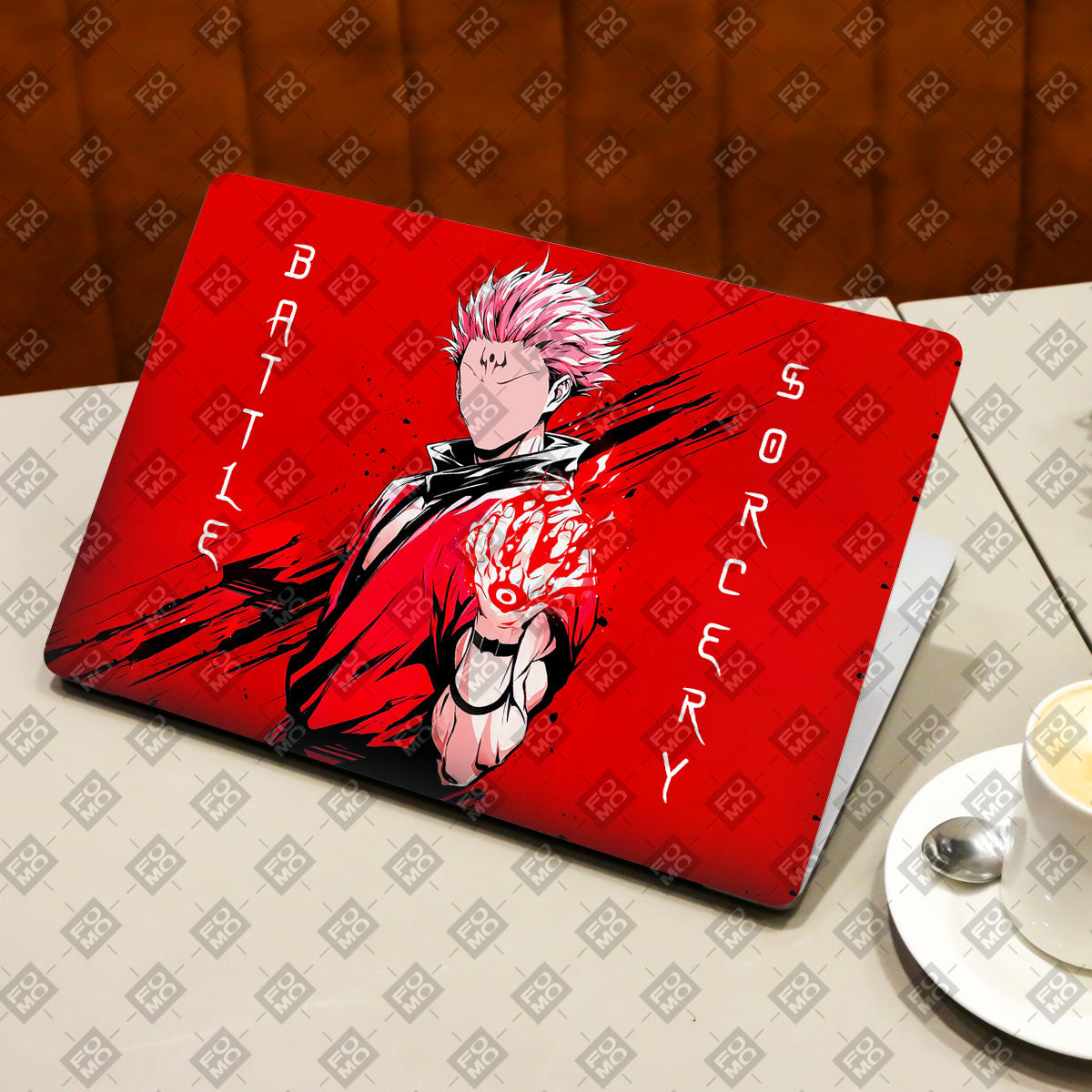 Sukuna Battle Sorcery Anime Laptop Skin