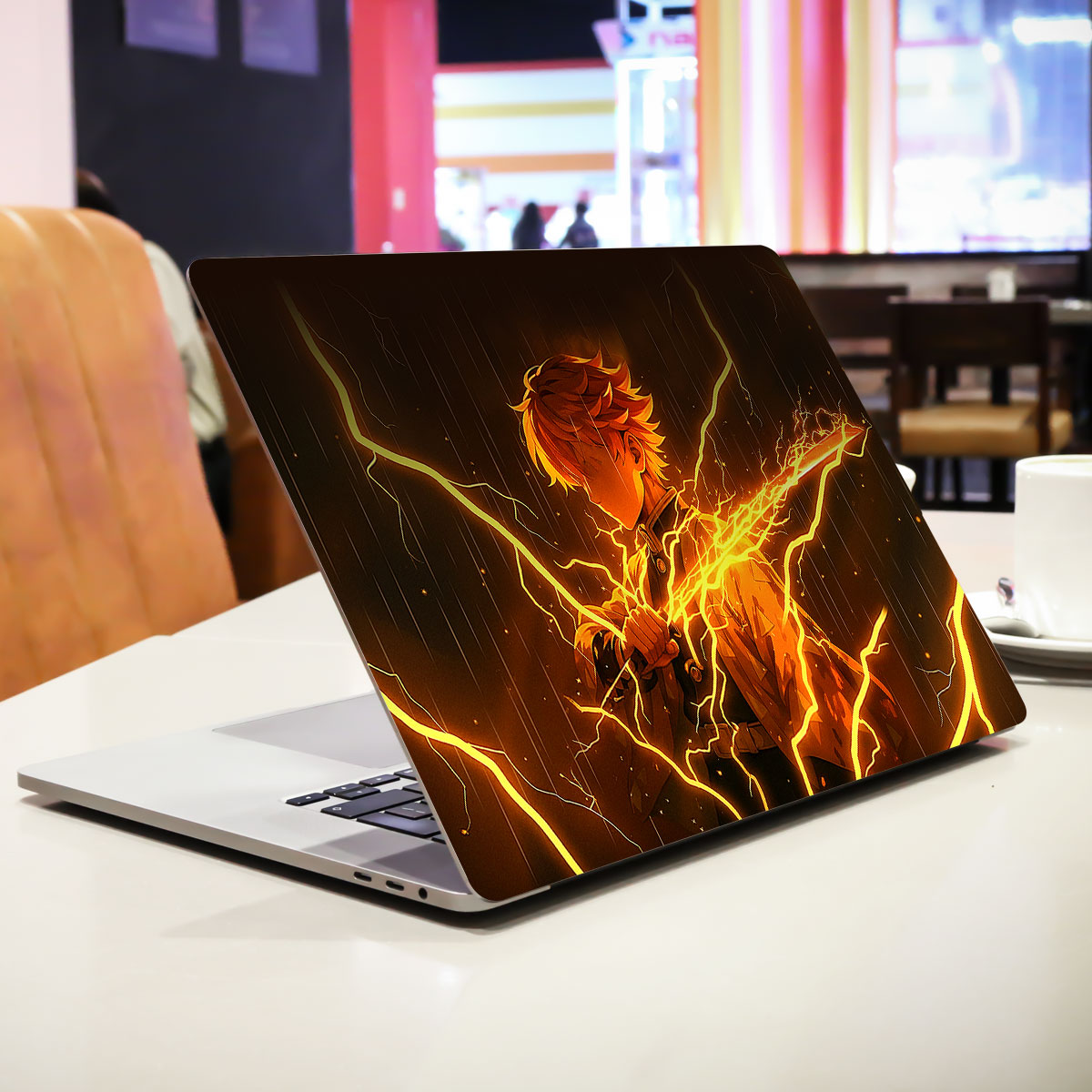 Thunder Soul Lightning Zenitsu Anime Laptop Skin