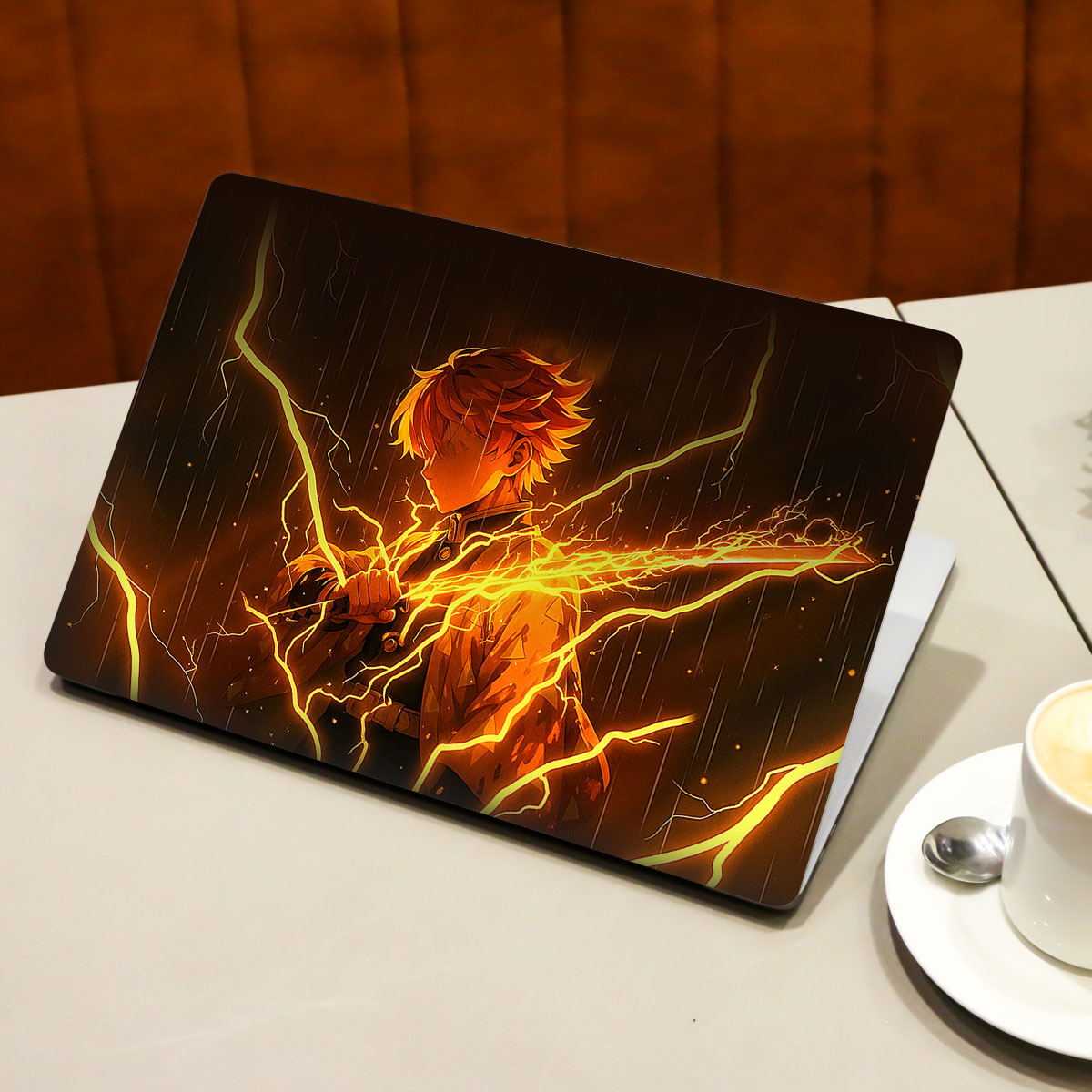 Thunder Soul Lightning Zenitsu Anime Laptop Skin