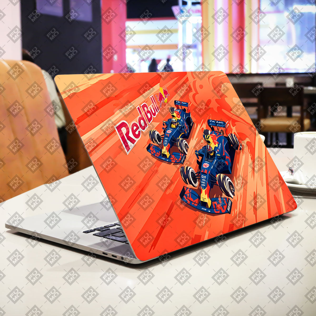 Red Bull Racing Velocity Cars & Bikes Laptop Skin