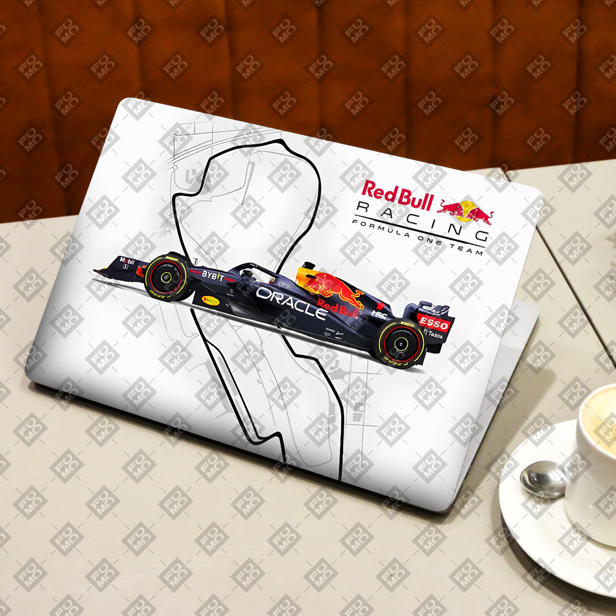 Red Bull Racing in Action Cars & Bikes Laptop Skin
