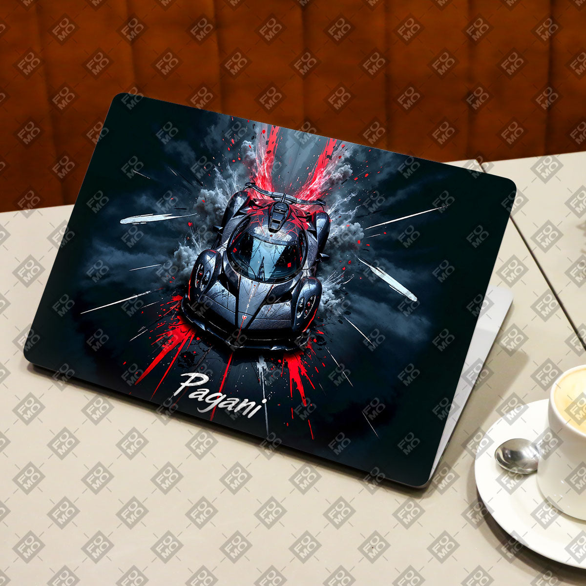 Pagani Midnight Impact Cars & Bikes Laptop Skin
