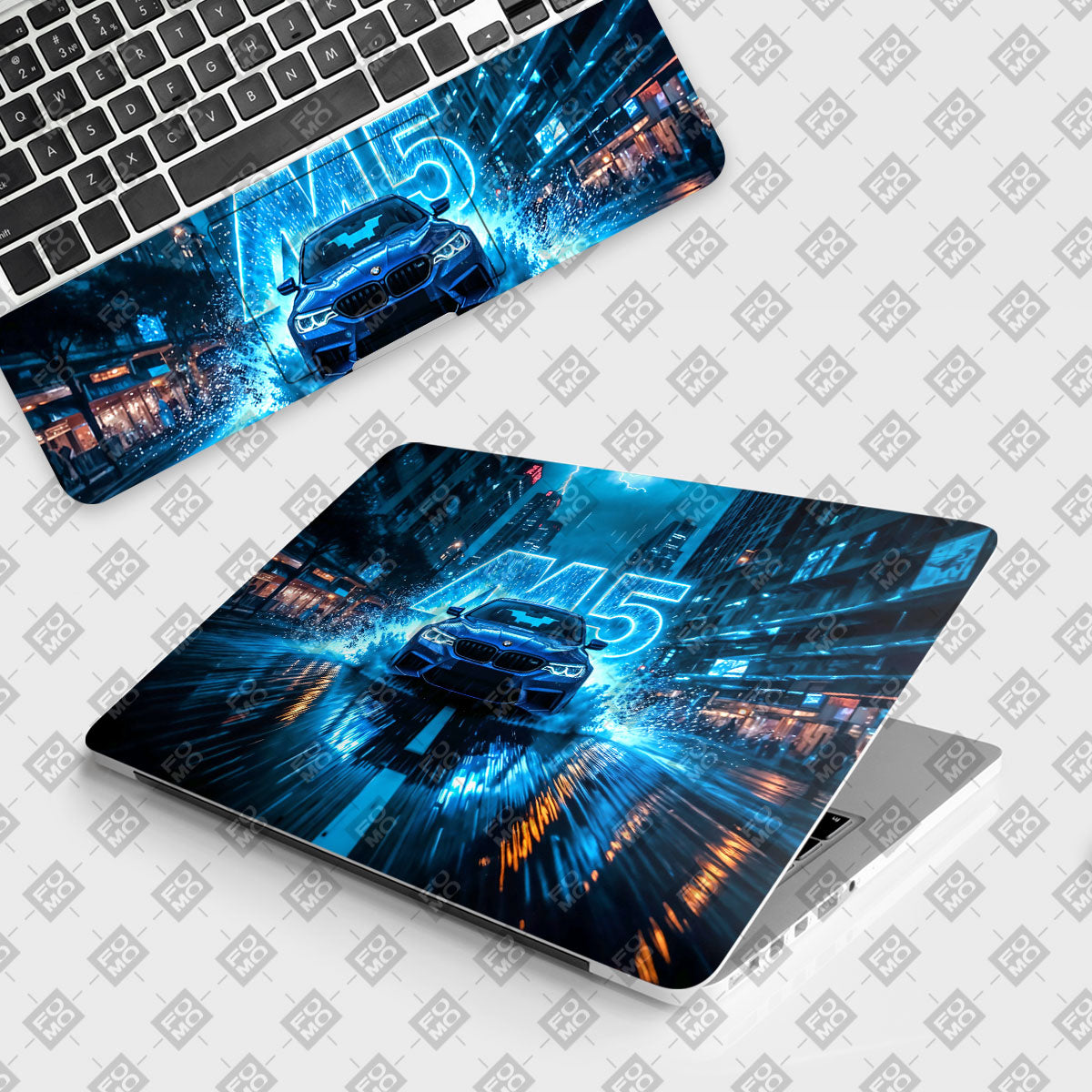 BMW M5 Lightning Run Cars & Bikes Laptop Skin