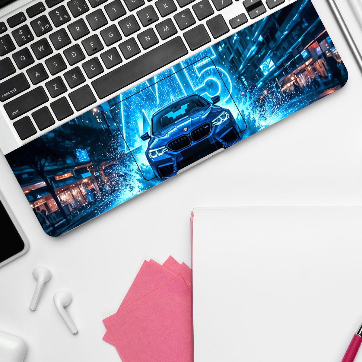 BMW M5 Lightning Run Cars & Bikes Laptop Skin