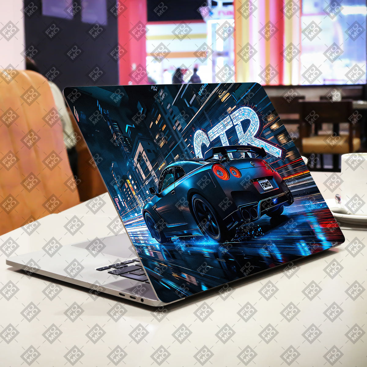 Neon GTR Nights Cars & Bikes Laptop Skin