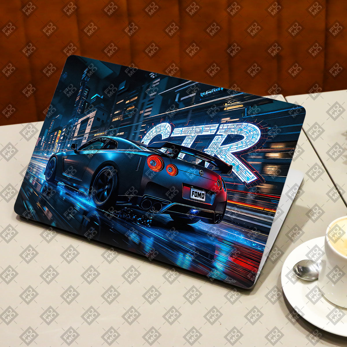 Neon GTR Nights Cars & Bikes Laptop Skin