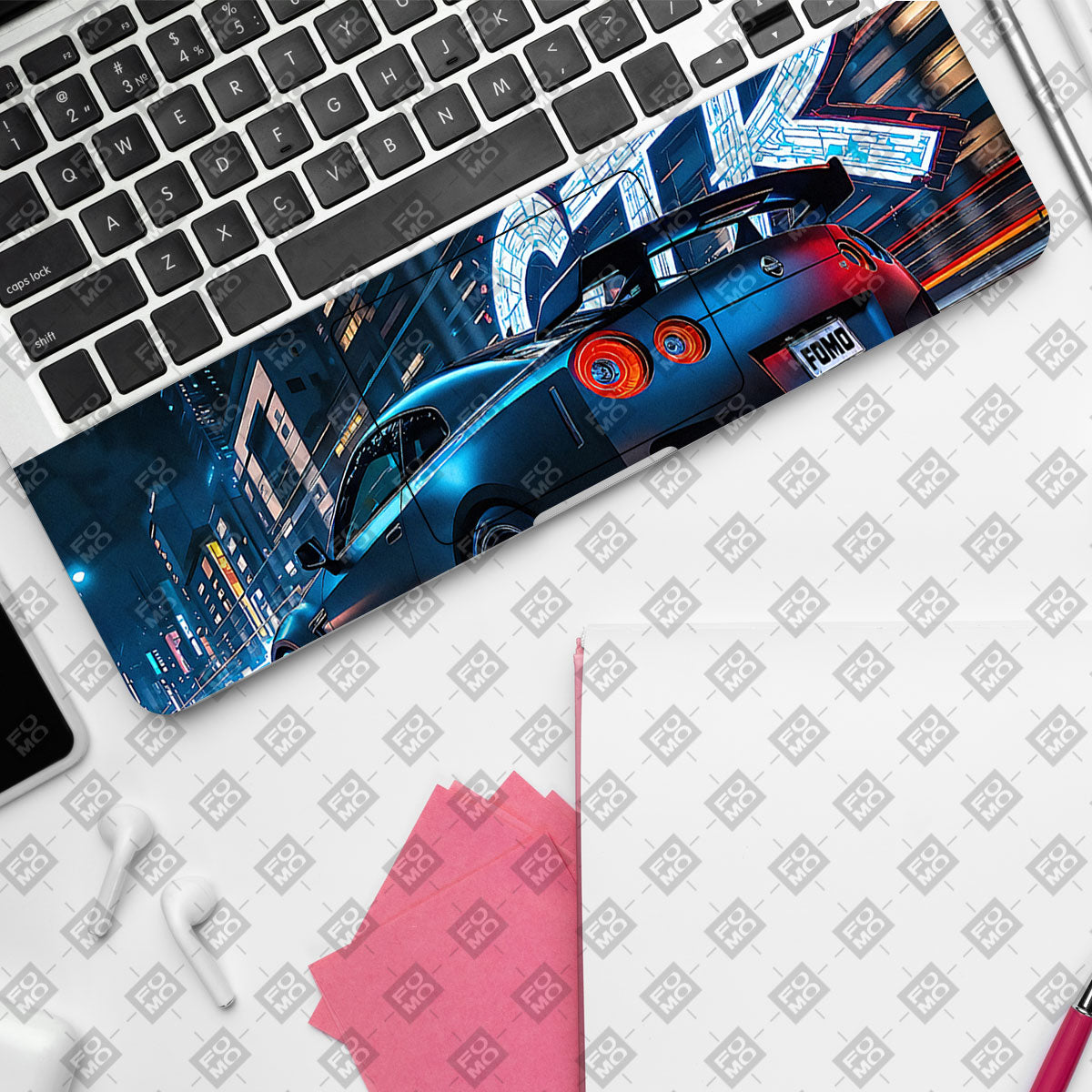 Neon GTR Nights Cars & Bikes Laptop Skin