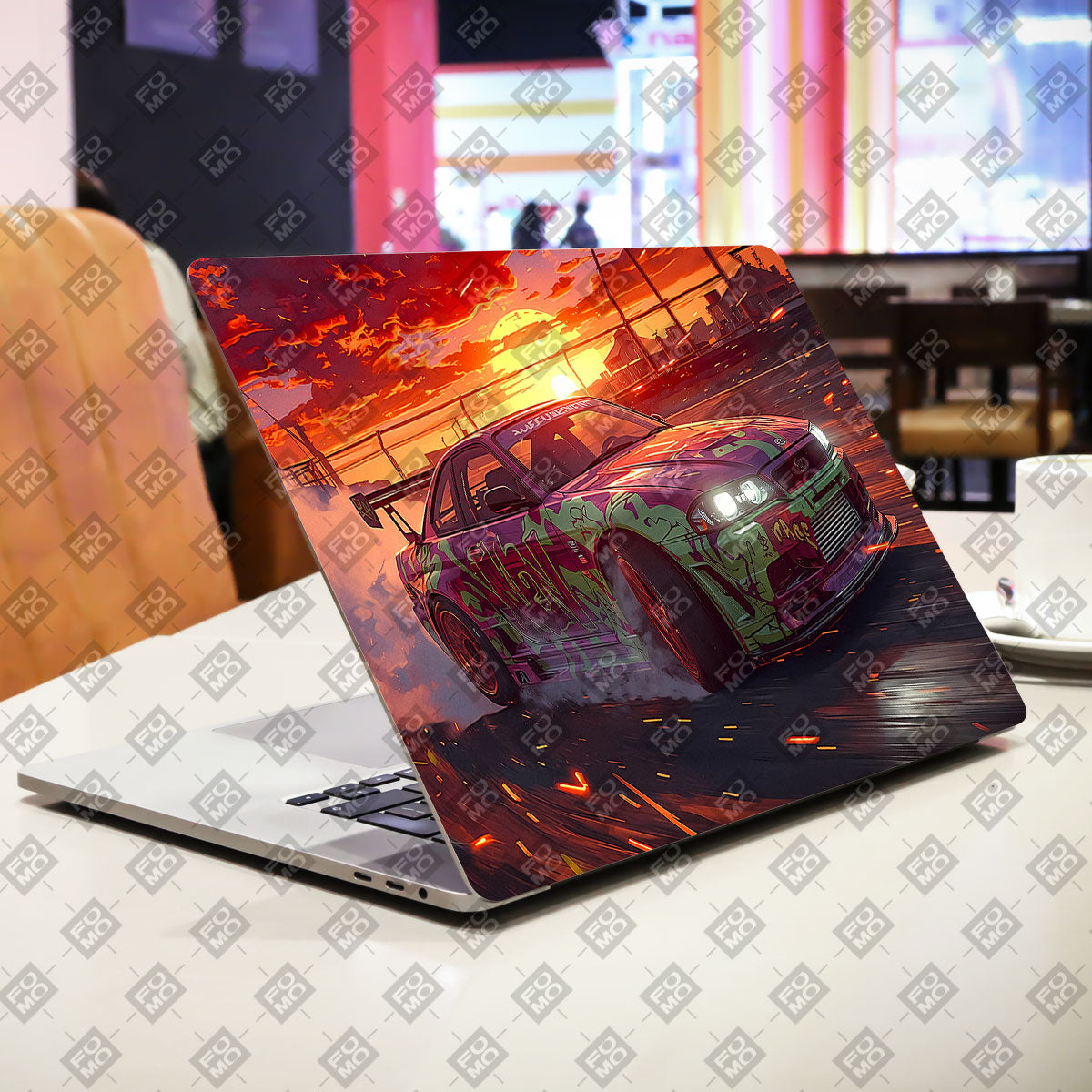 Tokyo Drift Vibes Cars & Bikes Laptop Skin