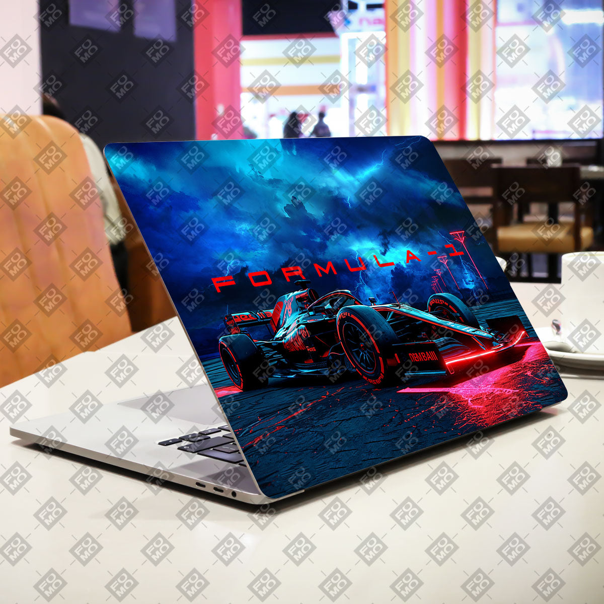 Futuristic Formula 1 Cars & Bikes Laptop Skin