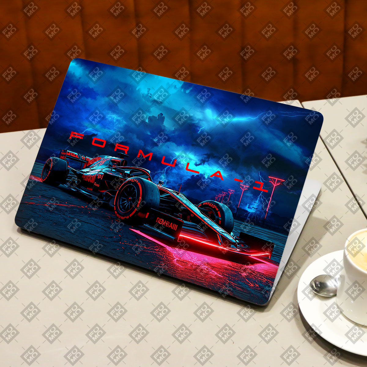 Futuristic Formula 1 Cars & Bikes Laptop Skin