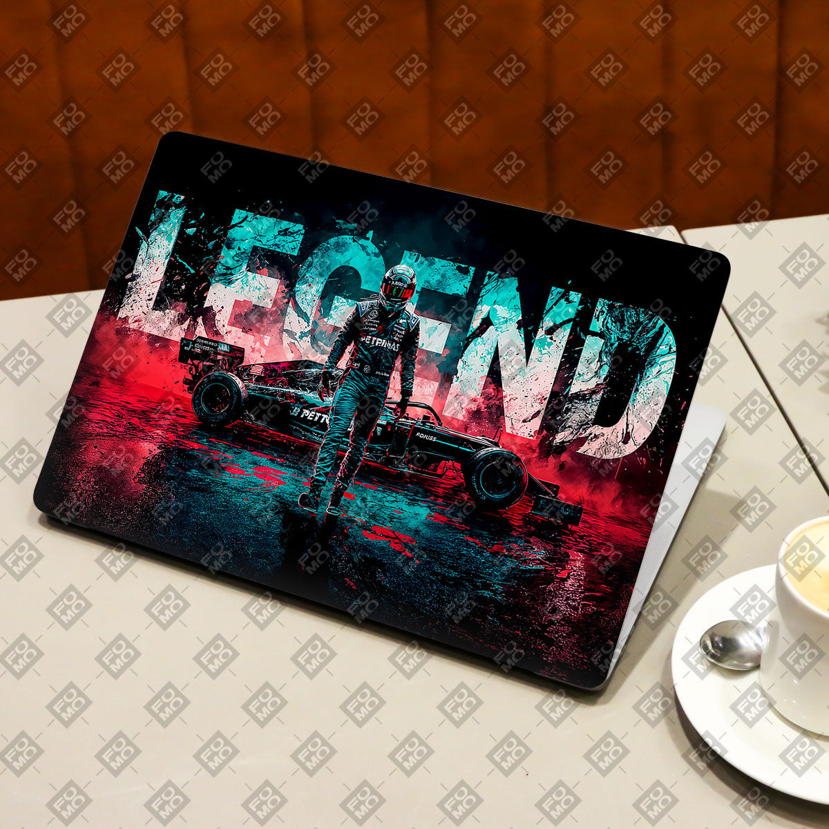 F1 Legend Racer Cars & Bikes Laptop Skin