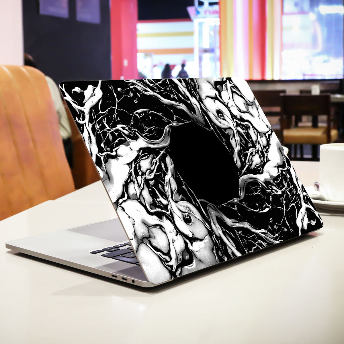 Spiderman Web Black Comics Laptop Skin