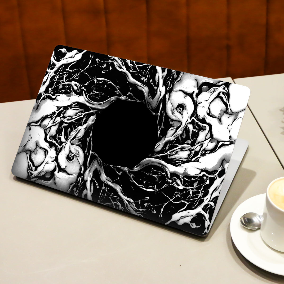 Spiderman Web Black Comics Laptop Skin