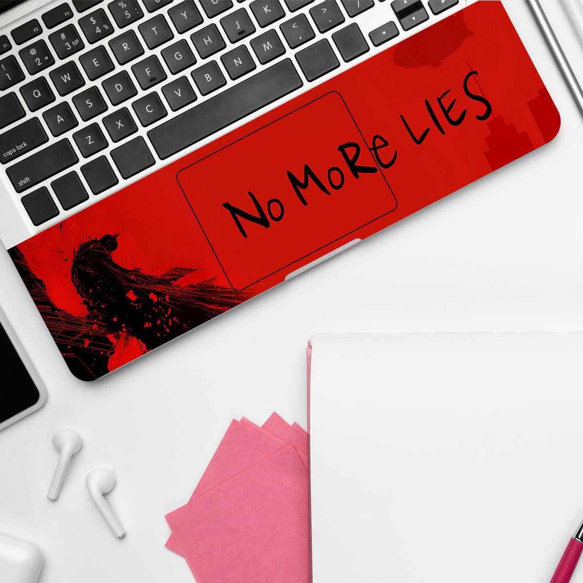 Batman No More Lies Comics Laptop Skin