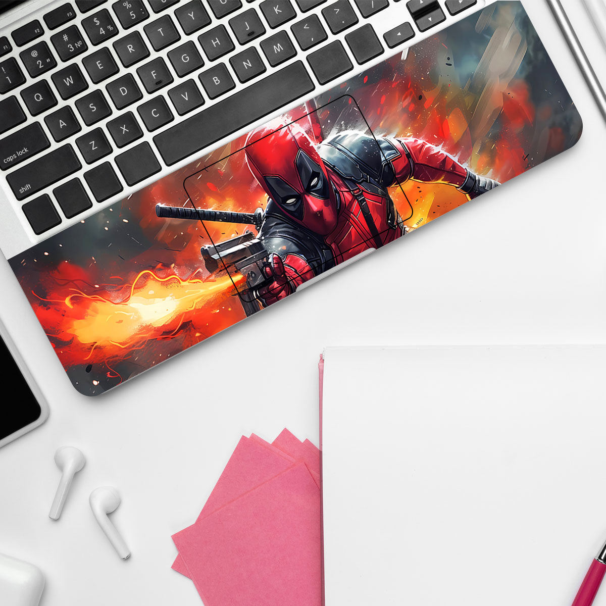 Deadpool in Action Comics Laptop Skin