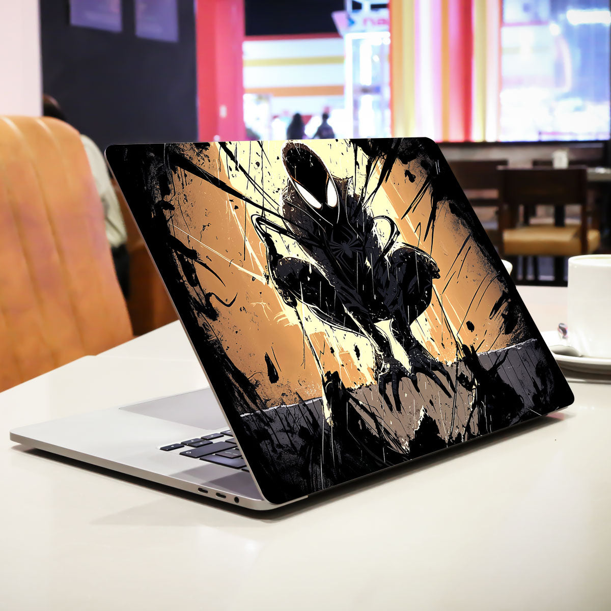 Shadow Spiderman Comics Laptop Skin