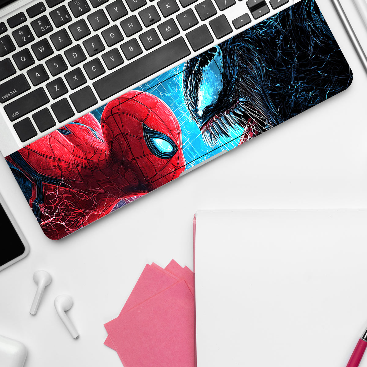 Spider-Man vs Venom Comics Laptop Skin
