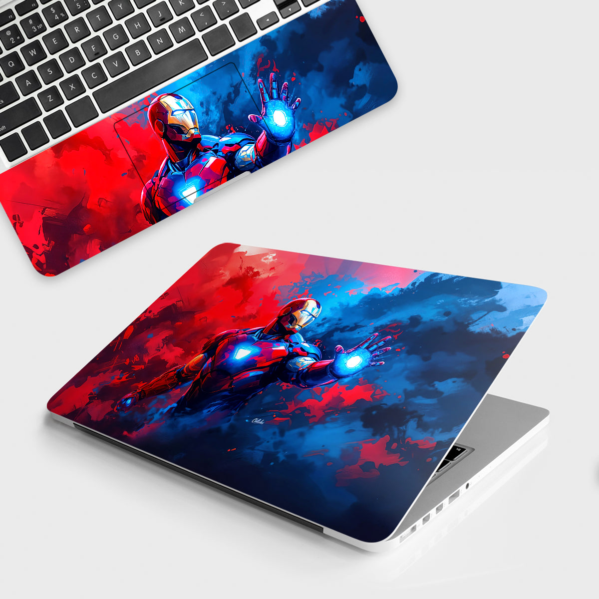 Iron Man Arc Reactor Power Comics Laptop Skin
