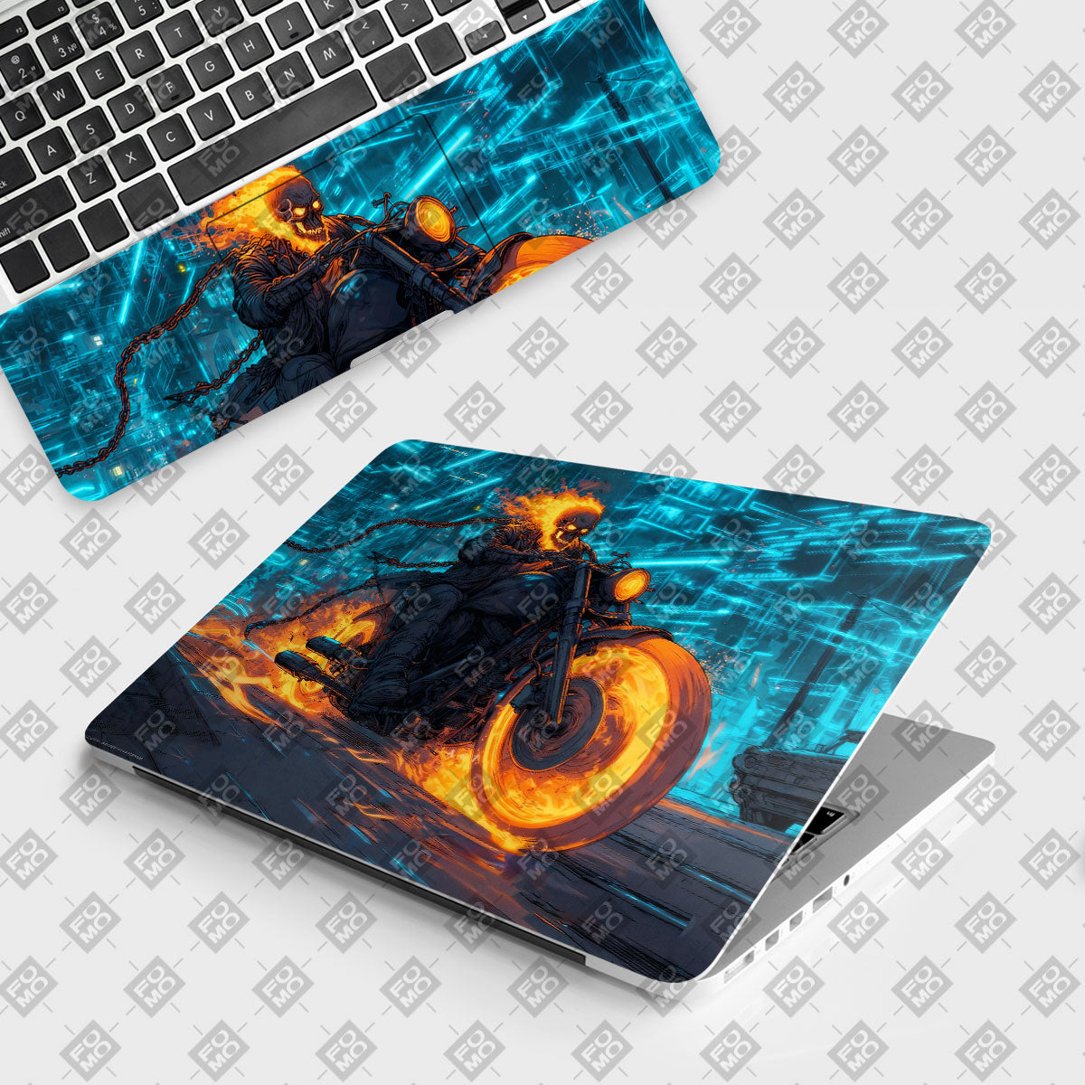 Hellfire Rider Movies Laptop Skin