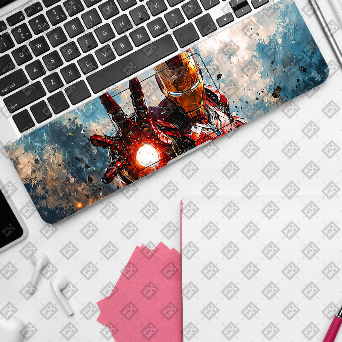 Iron Impact The Arc Reactor Unleashed Comics Laptop Skin