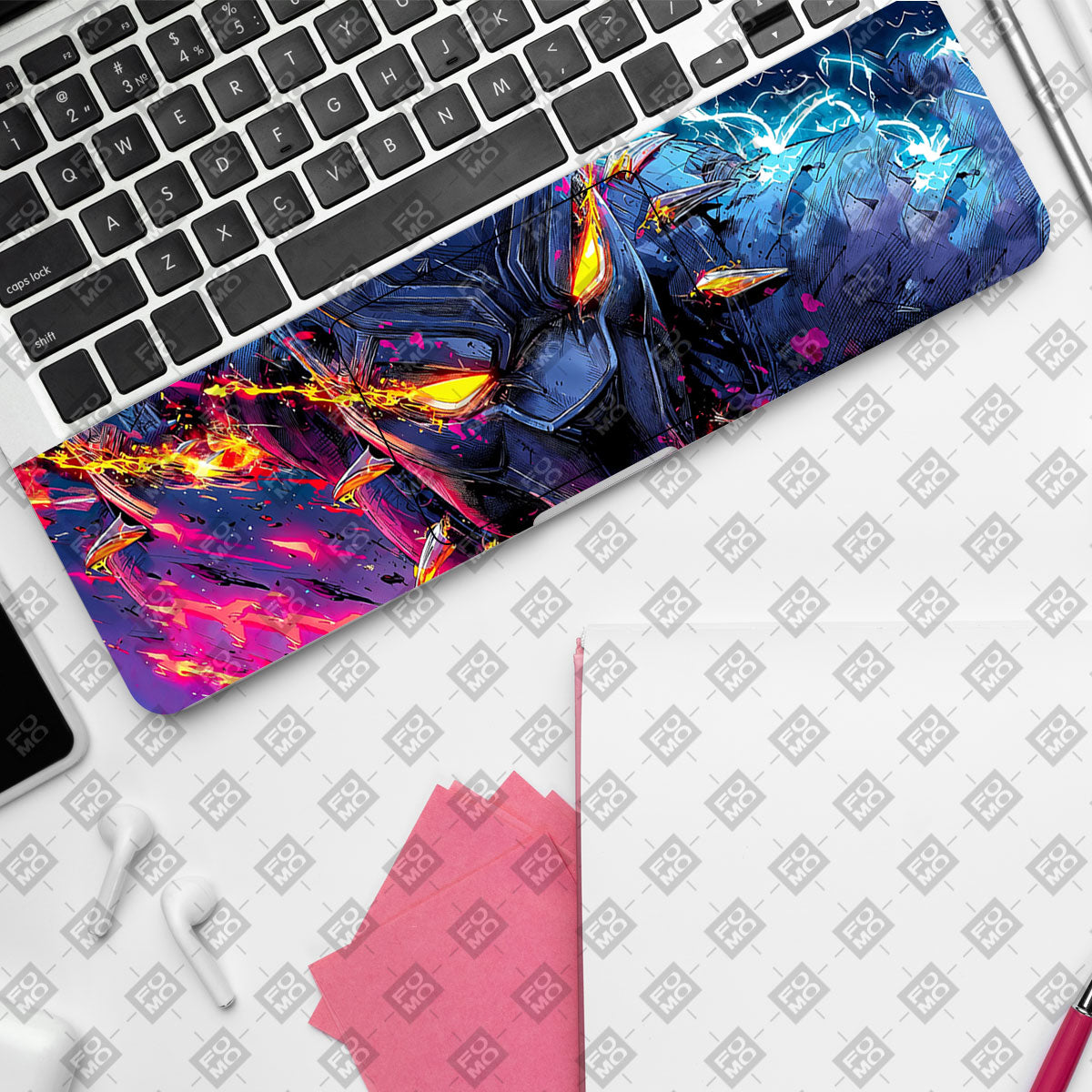 Vibranium Fury Wakandan Charge Comics Laptop Skin