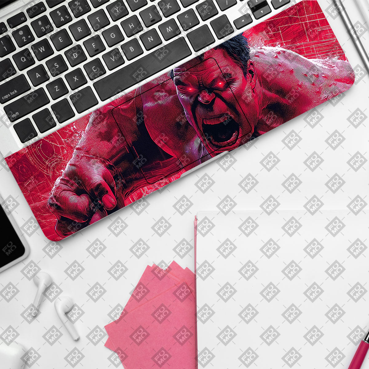Gamma Rage Red Hulk Comics Laptop Skin