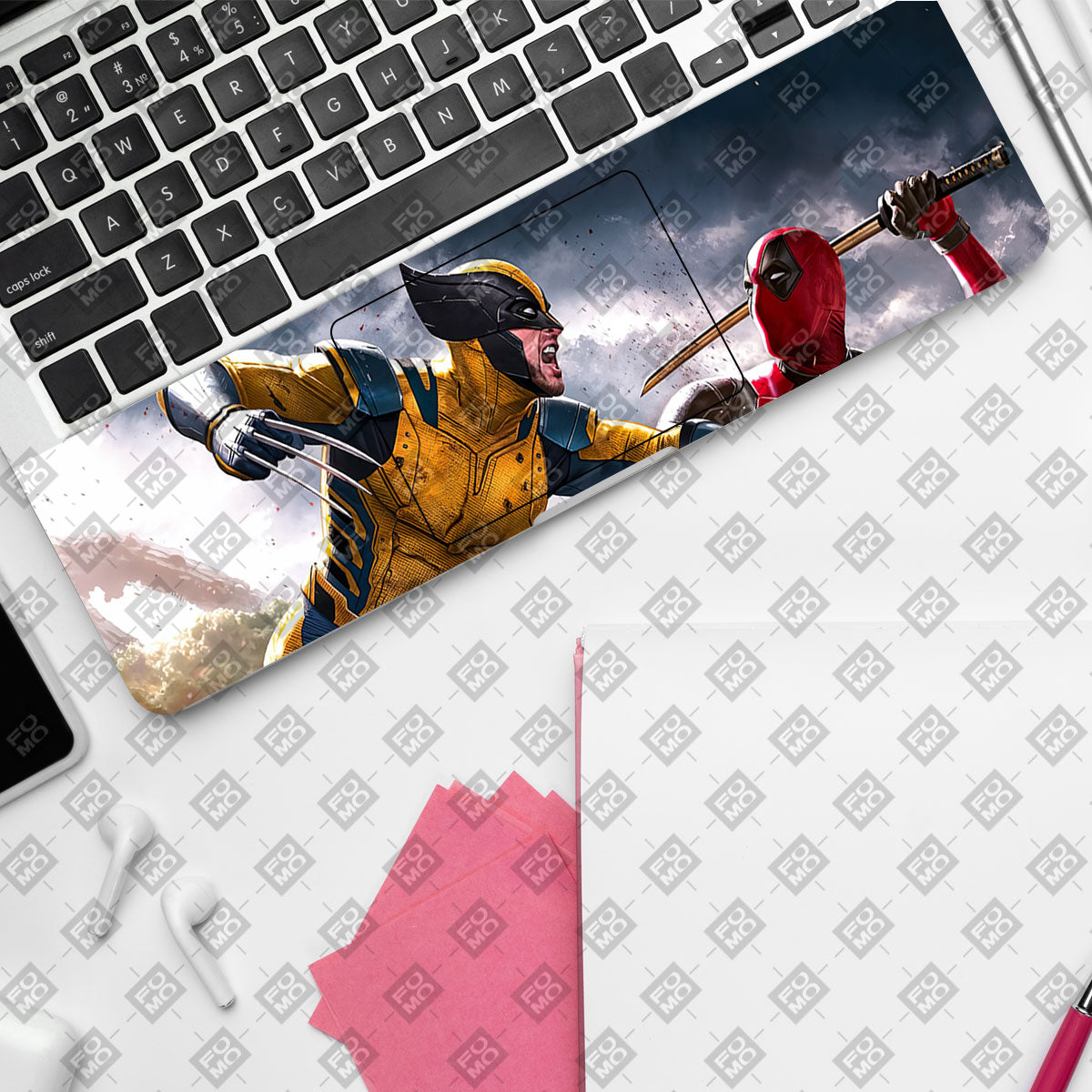 Wolverine vs Deadpool Comic Laptop Skin