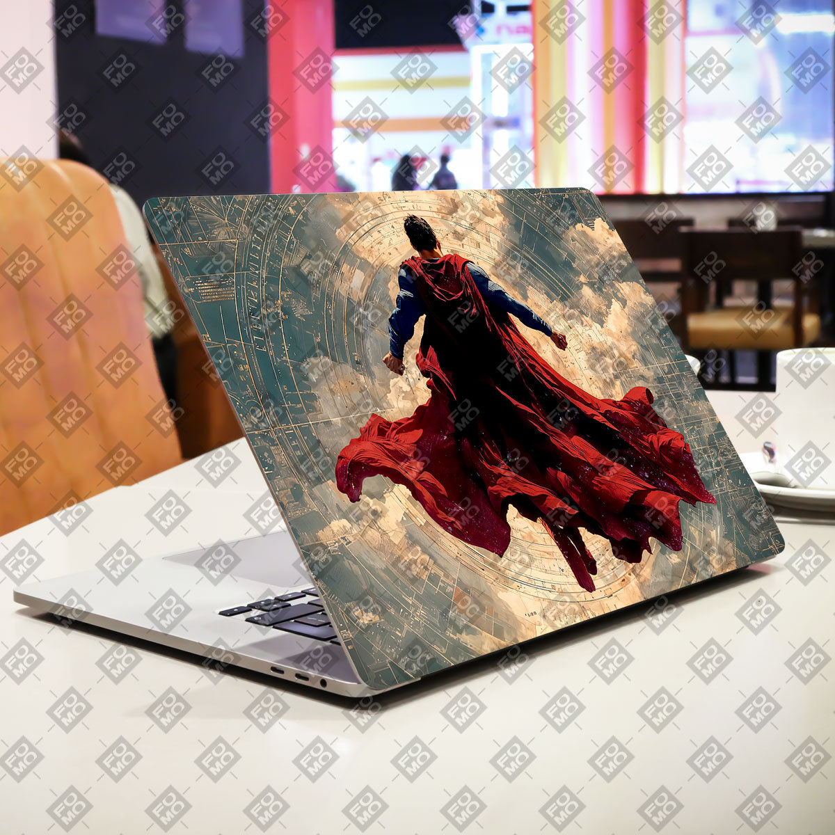 Superman Ascends Comic Laptop Skin