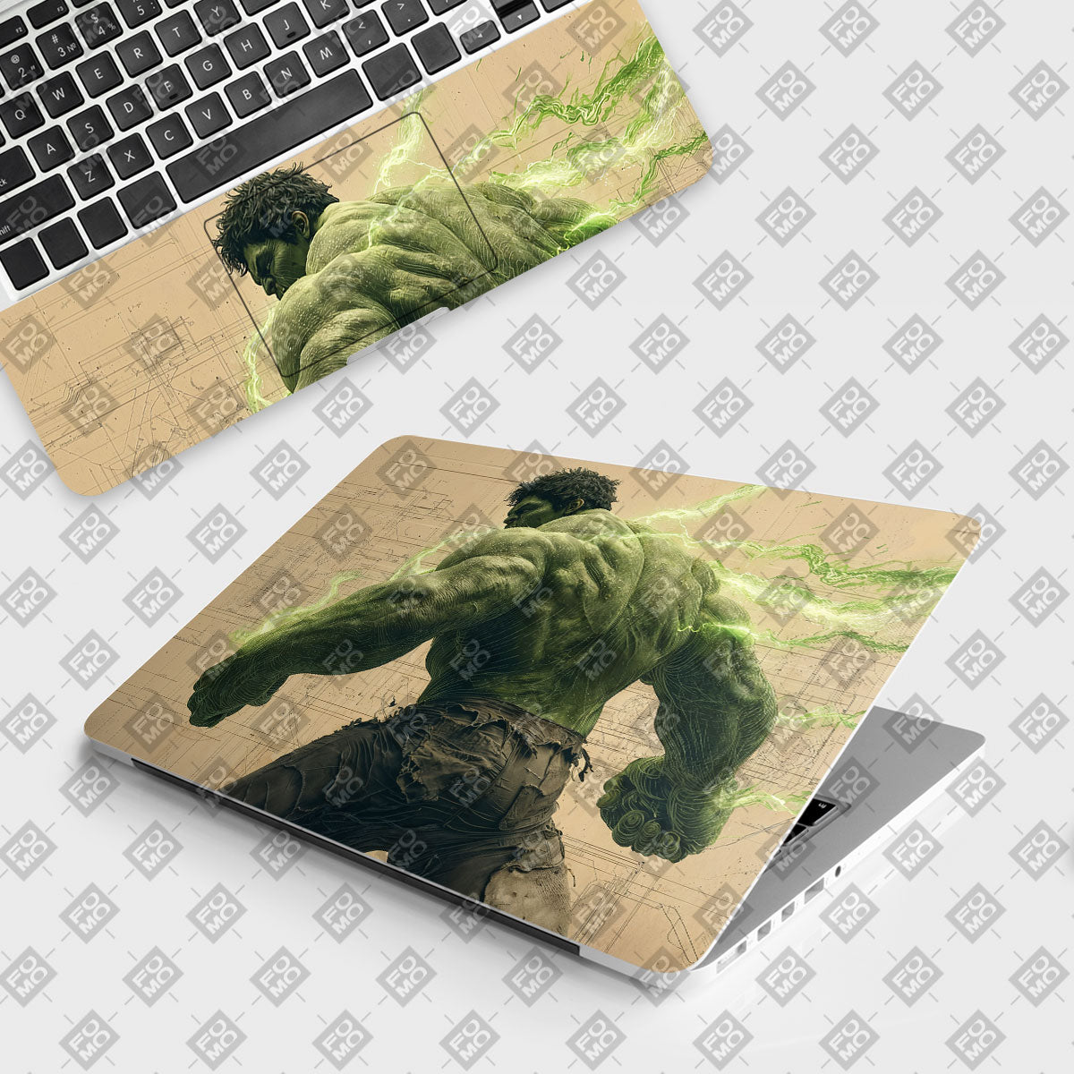 Hulk Unleashed Comic Laptop Skin