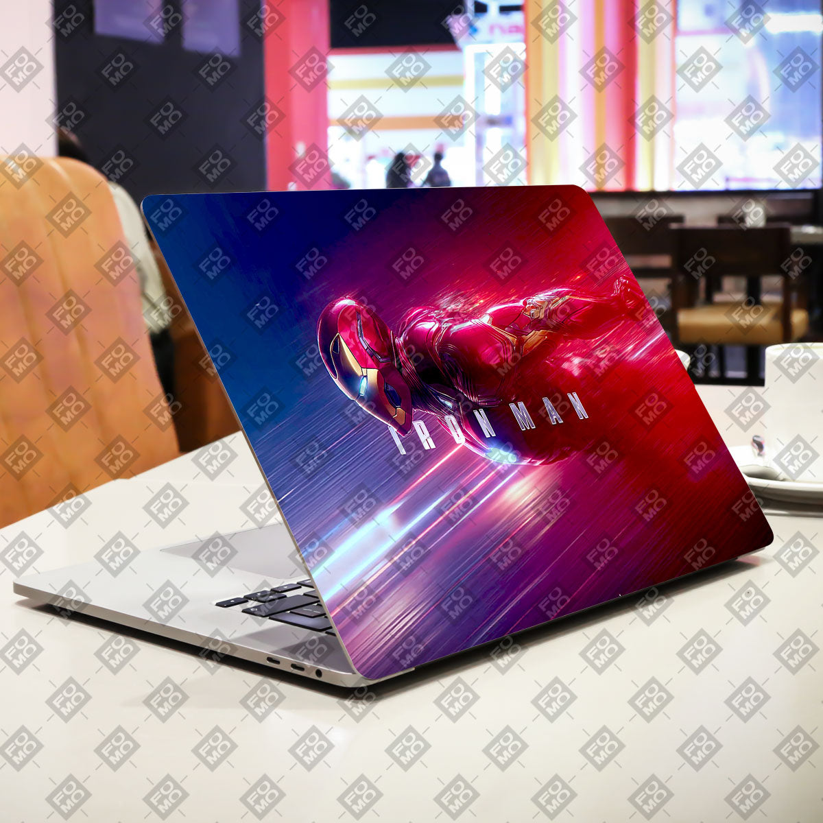 Iron Man Jet Boost Comic Laptop Skin