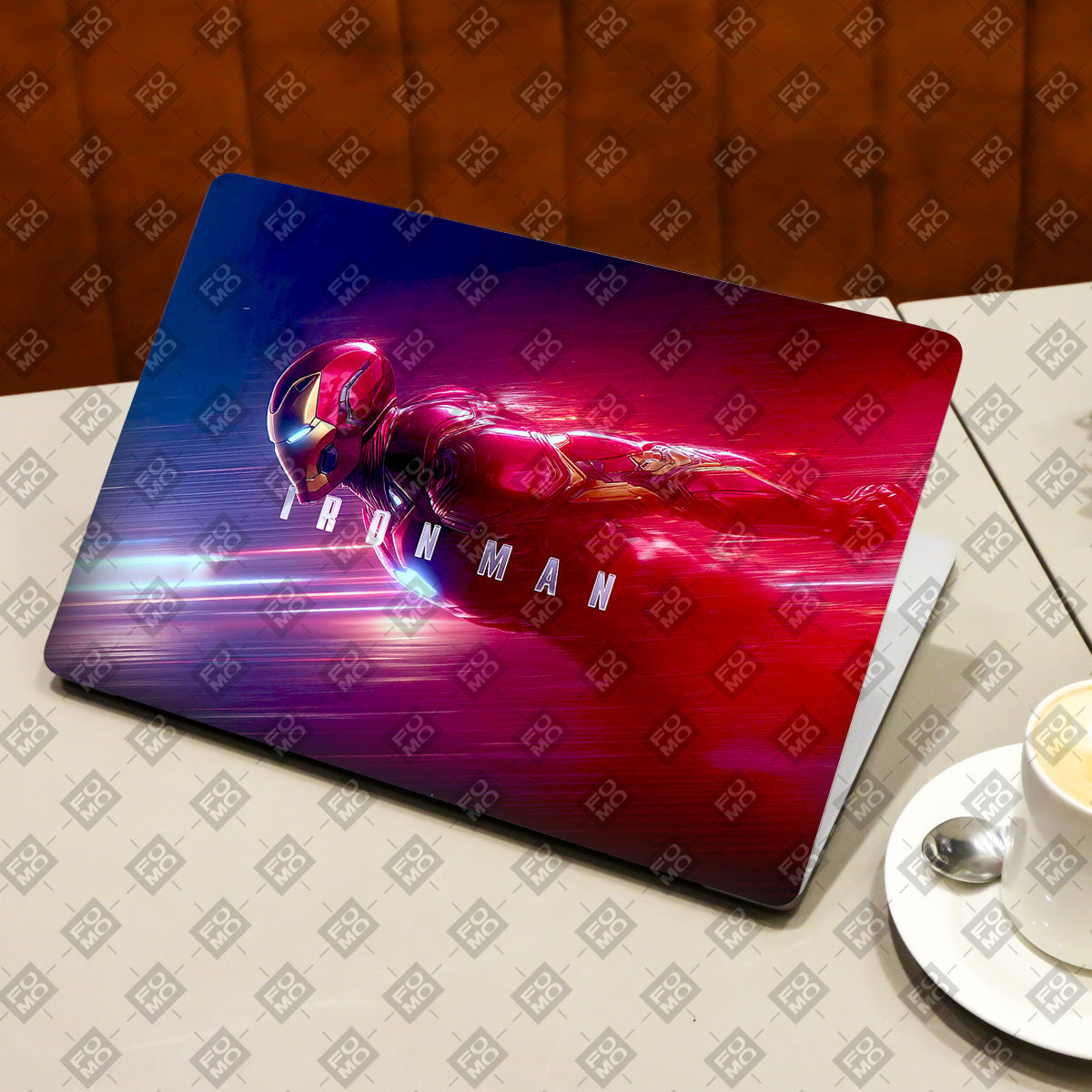 Iron Man Jet Boost Comic Laptop Skin