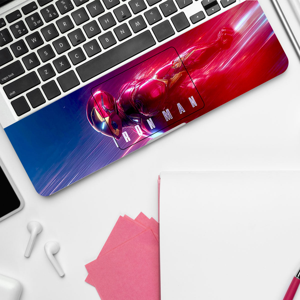 Iron Man Jet Boost Comic Laptop Skin