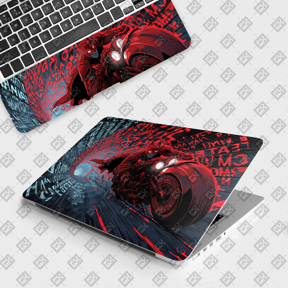 Dark Knight Overdrive Comic Laptop Skin