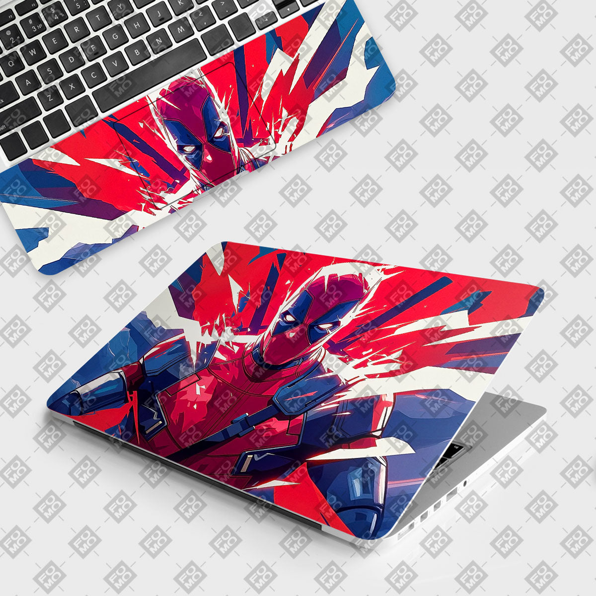 Deadpool Power Burst Comic Laptop Skin