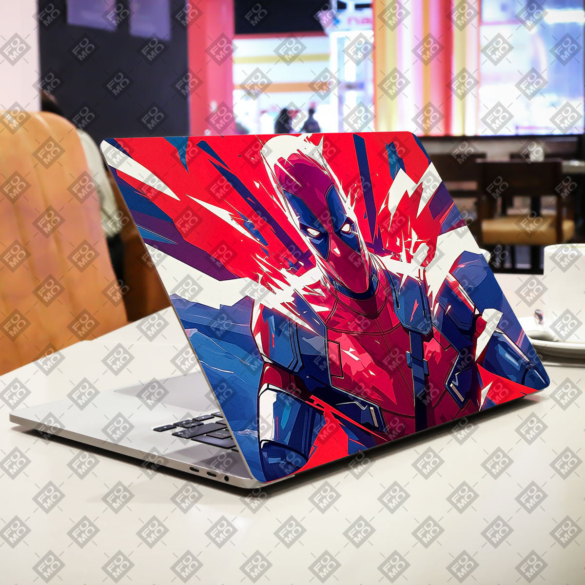 Deadpool Power Burst Comic Laptop Skin