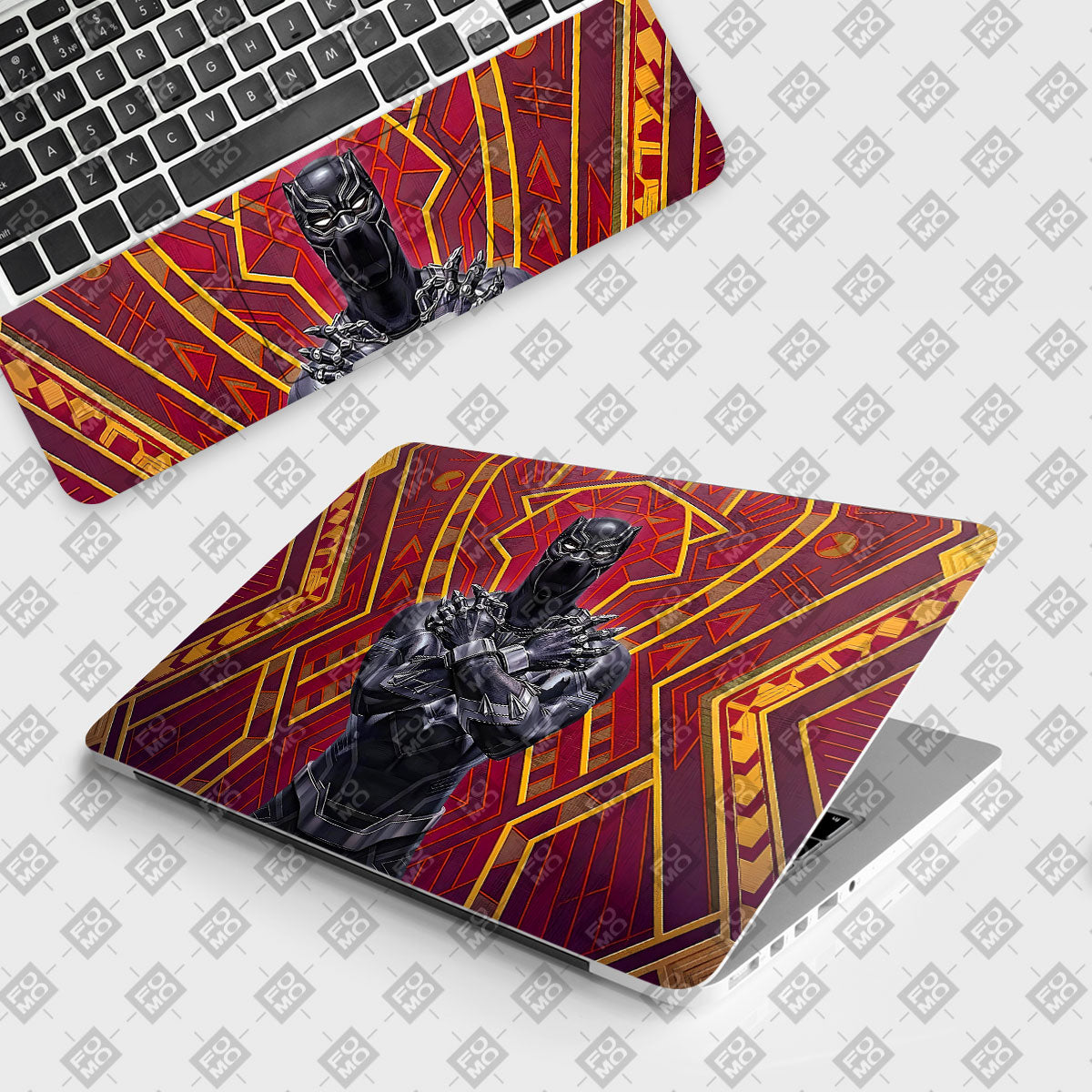 Wakanda Royal Power Comic Laptop Skin