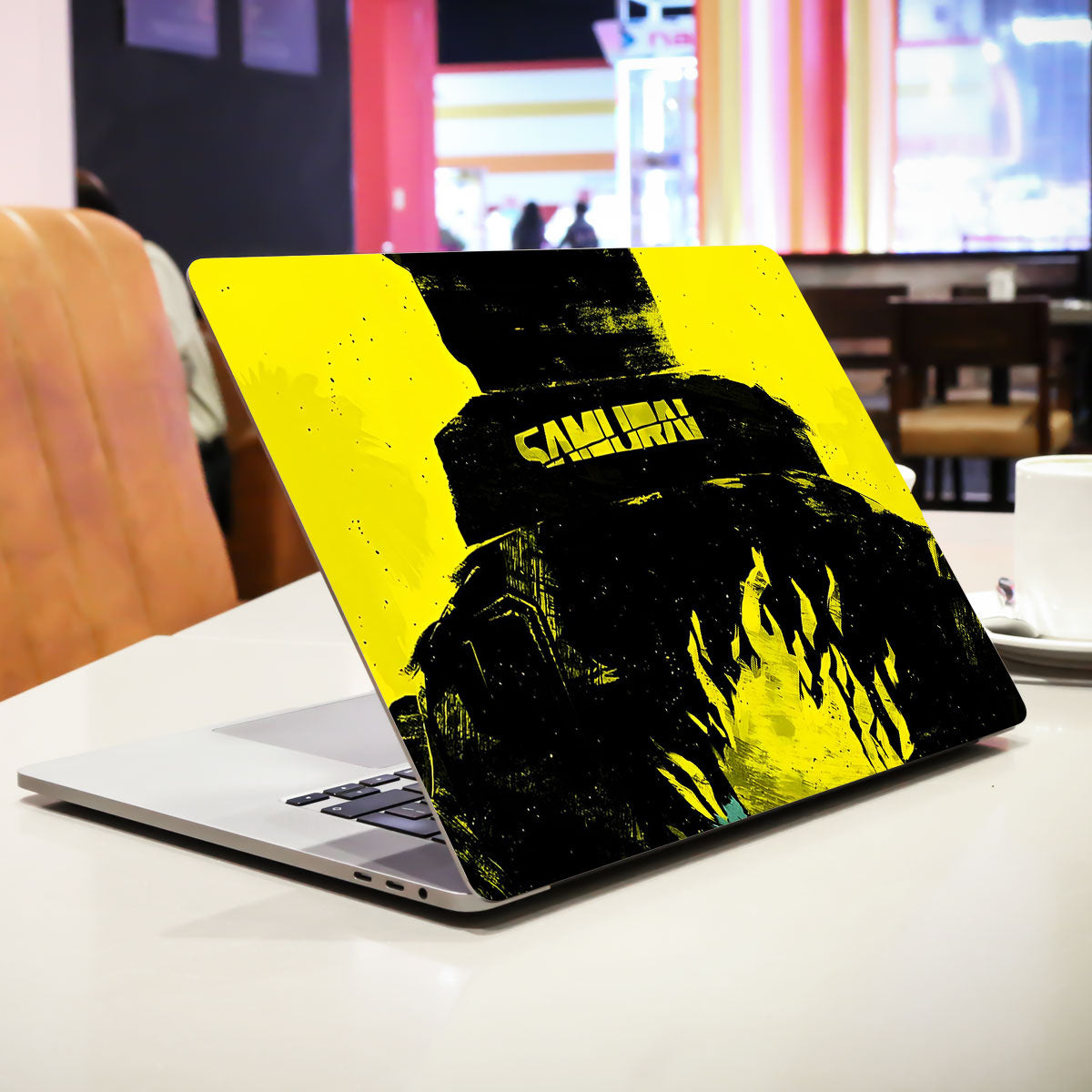 Backlit SAMURAI jacket Laptop Skin