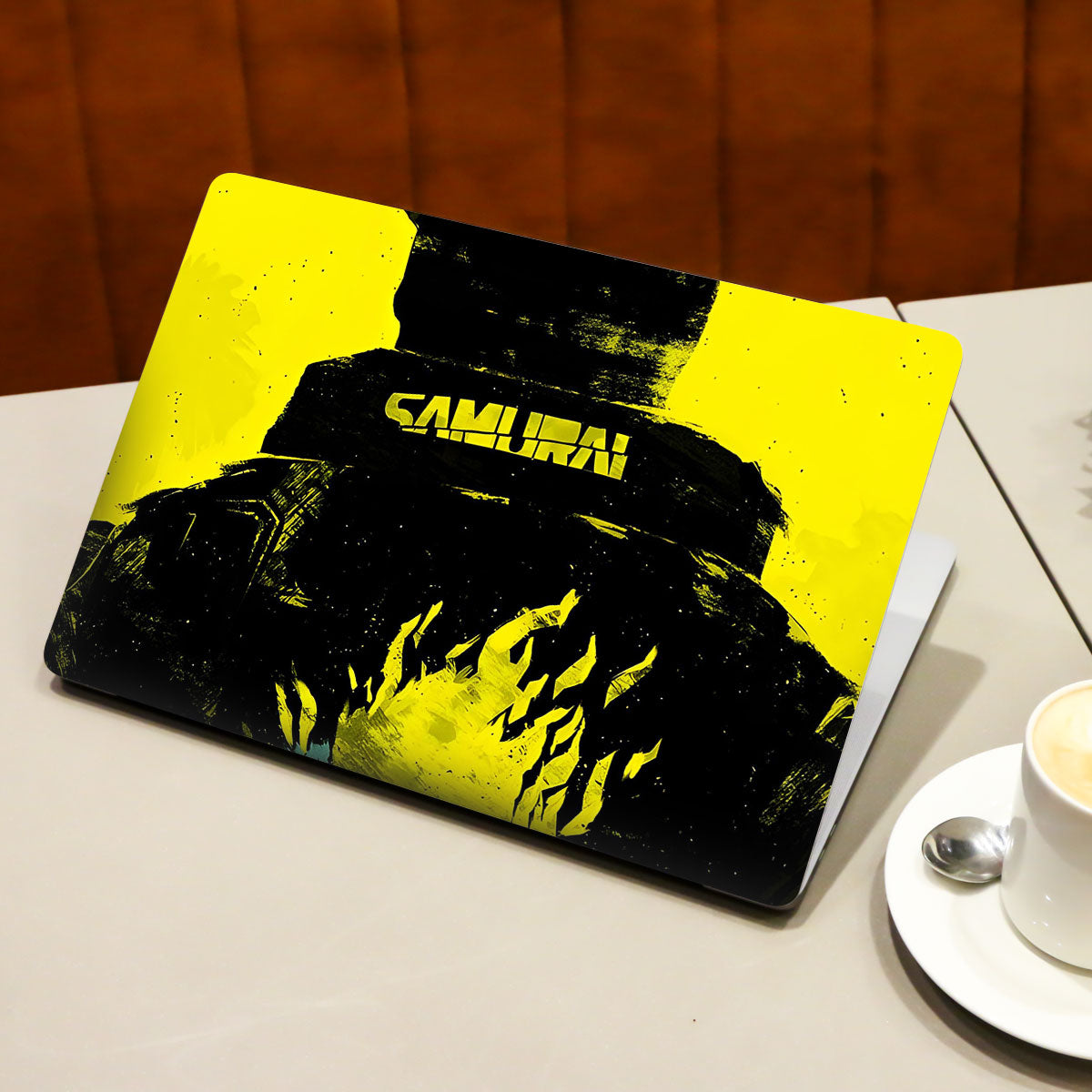 Backlit SAMURAI jacket Laptop Skin