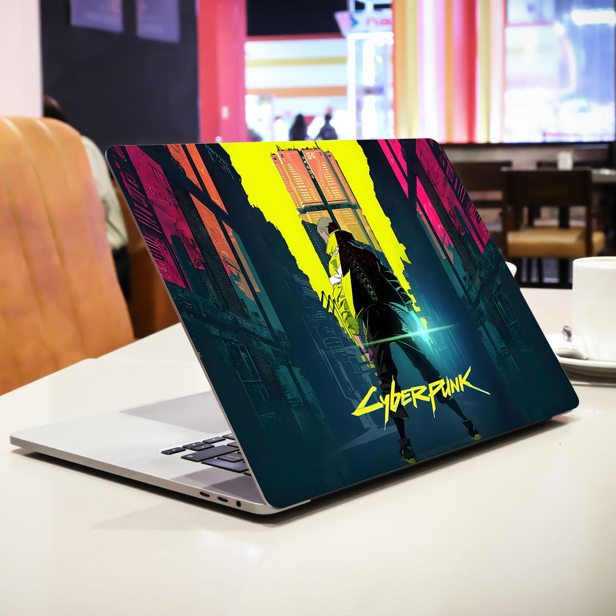 Cyberpunk Back Alley Rebel Laptop Skin