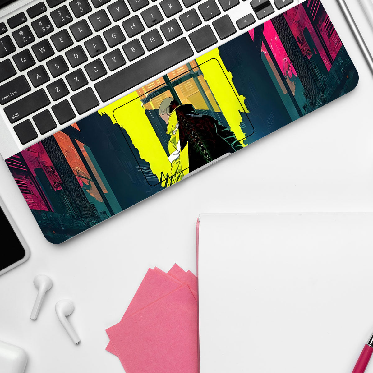 Cyberpunk Back Alley Rebel Laptop Skin
