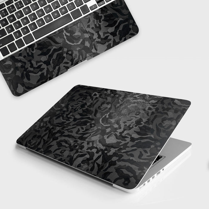 Black Camouflage Laptop Skin